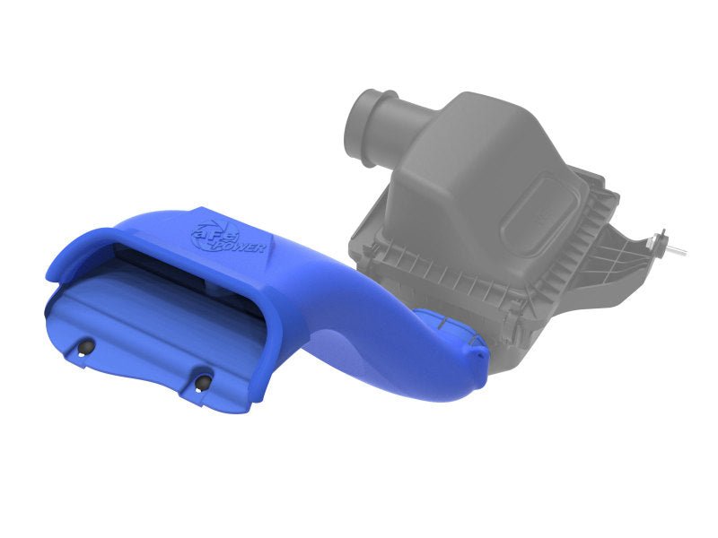 aFe Rapid Induction Dynamic Air Scoop 2021+ Ford F - 150V6/V8 - Blue - My Store