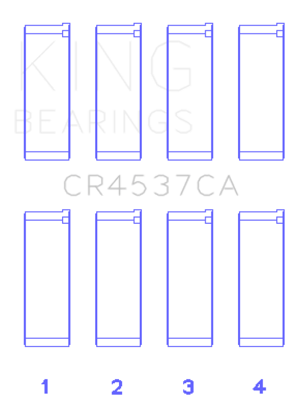 King Engine Bearings Mini Cooper S/Cooper S Conv/Works W10B16A Rod Bearing Set - Size STD - My Store