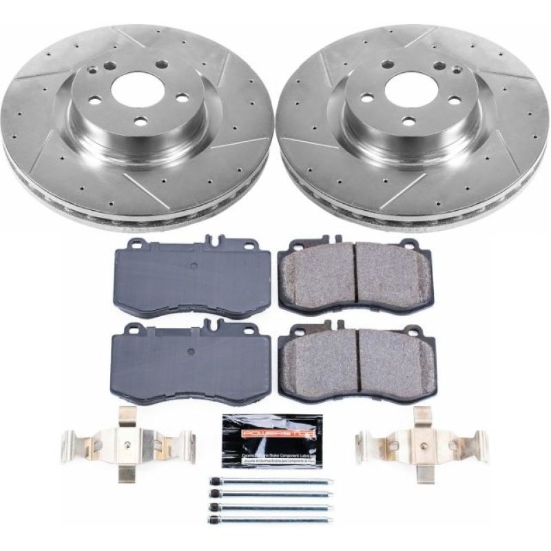 Power Stop 10 - 16 Mercedes - Benz E350 Front Z23 Evolution Sport Brake Kit - My Store