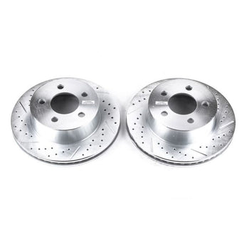 compare product Power Stop 99-01 Jeep Cherokee Front Evolution Drilled & Slotted Rotors - Pair