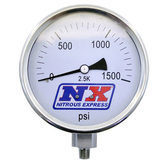 compare product Nitrous Express Nitrous Pressure Gauge 4in-High Accuracy
