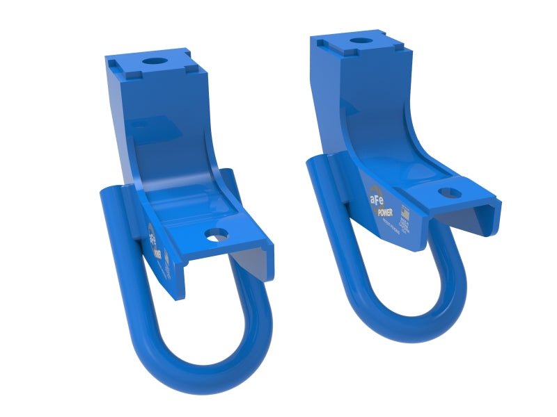 aFe Toyota Tundra 2022 V6 - 3.5L (tt) Front Tow Hook Blue - My Store