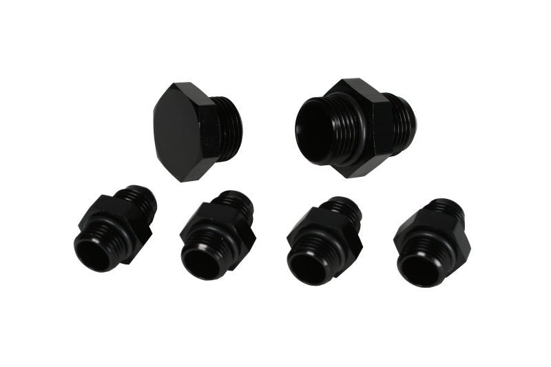 Aeromotive A4 Regulator Fitting Kit (for two (2) carbs) (4) AN - 06/(1) AN - 10/(1) AN - 10 Plug) - My Store