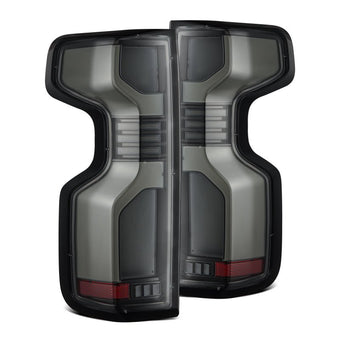 compare product AlphaRex 19-24 Chevy Silverado 1500 / 20-24 2500HD/3500HD LUXX-Series LED Tail Lights Alpha Black