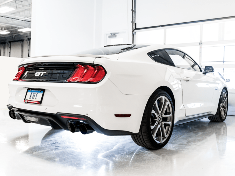 AWE Tuning 18 - 23 S550 Mustang GT SwitchPath Exhaust - Diamond Black Tips - My Store