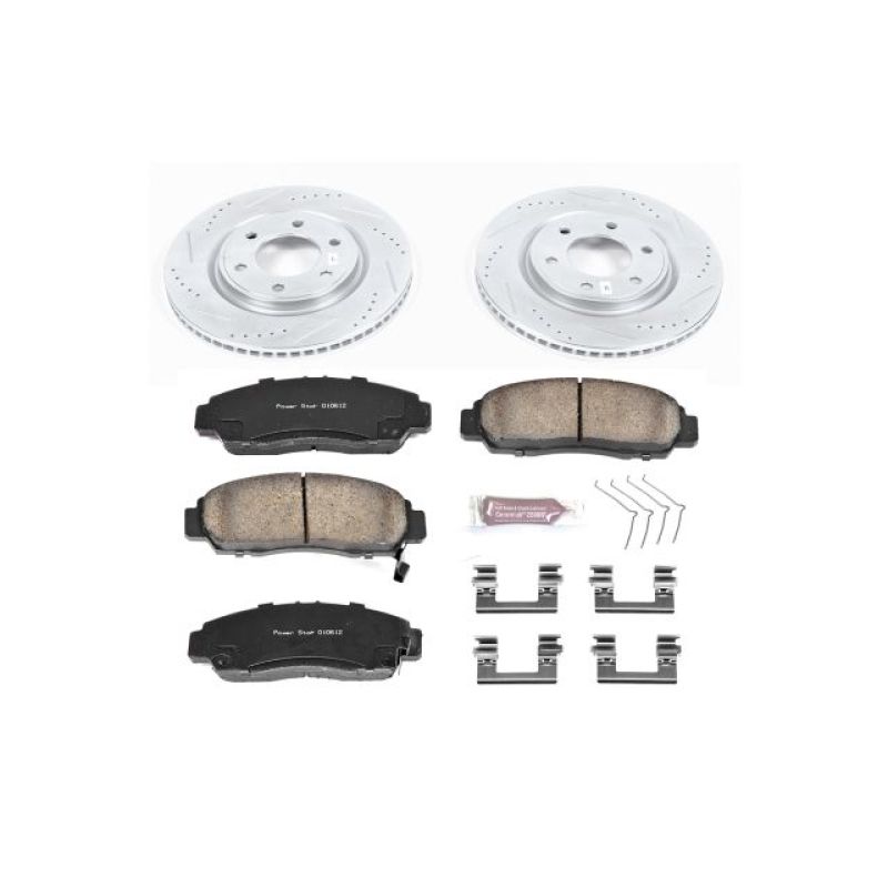 Power Stop 11 - 13 Infiniti QX56 Front Z23 Evolution Sport Brake Kit - My Store