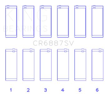 compare product King Engine Bearings BMW B58B30A Performance Rod Bearing Set
