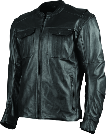 compare product Speed and Strength Band of Brothers Leather Jacket Black - 2XL