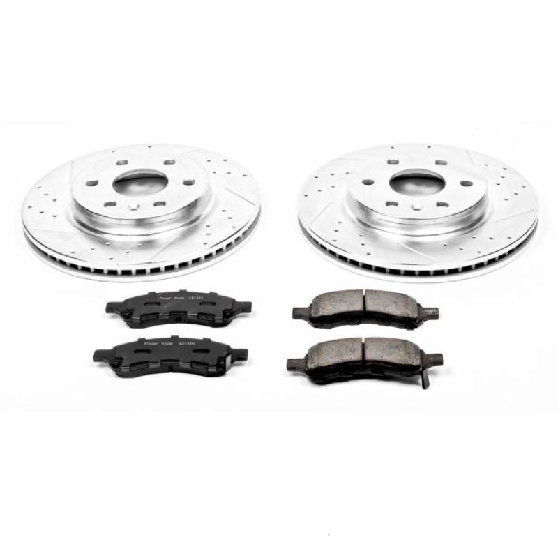 Power Stop 08 - 17 Buick Enclave Front Z23 Evolution Sport Brake Kit - My Store