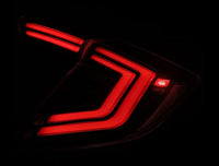 AlphaRex 16 - 21 Honda Civic Hatchback/ Type - R FK8 Nova - Series LED Tail Lights (Pair) - Alpha Black - My Store
