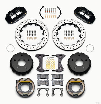compare product Wilwood Narrow Superlite 4R Rear P-Brk Kit 12.88in Drilled Big Ford 2.36in Off Bronco 5 x 5.50