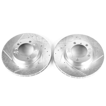 compare product Power Stop 99-08 Porsche 911 Front Evolution Drilled & Slotted Rotors - Pair