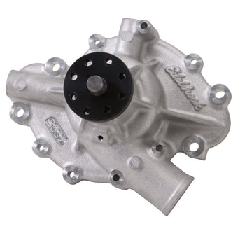 compare product Edelbrock Water Pump High Performance AMC/Jeep 1973-91 304 360 401 CI V8 Long Style Satin Finish