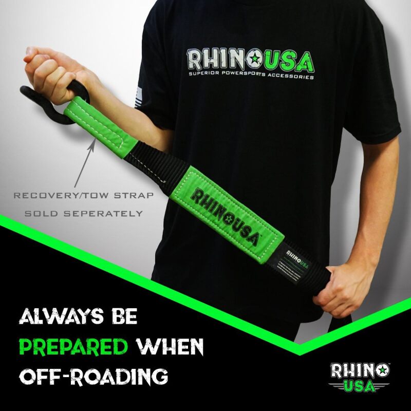 Rhino USA 30Ft Tow Strap/Shackles Combo - My Store