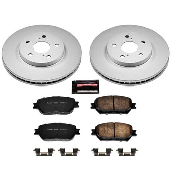 compare product Power Stop 2002 Toyota Camry Front Z17 Evolution Geomet Coated Brake Kit