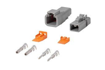compare product Diode Dynamics Deutsch Connector Kit 2-Pin 12-14 Gauge