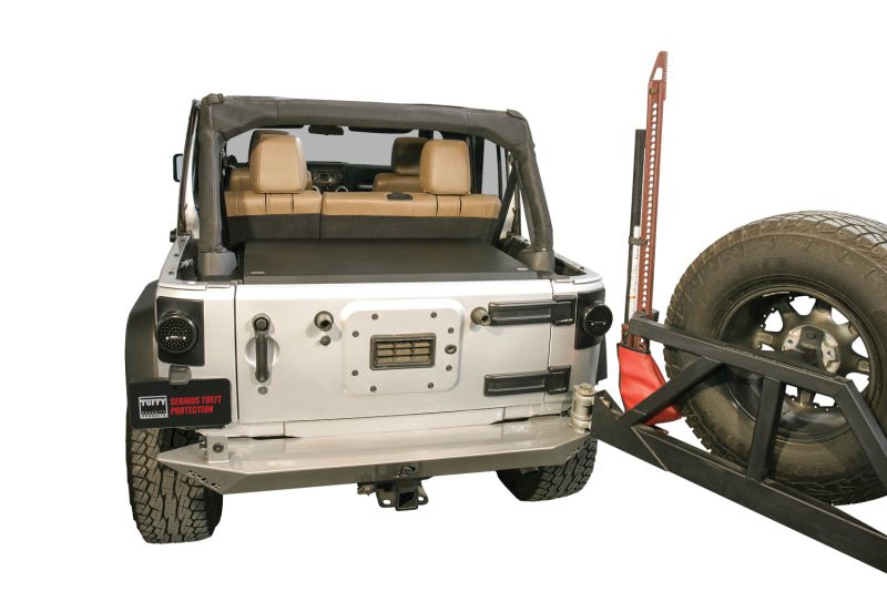 Tuffy Jk 2011+ Deluxe Security Deck Enclosure - Black - My Store