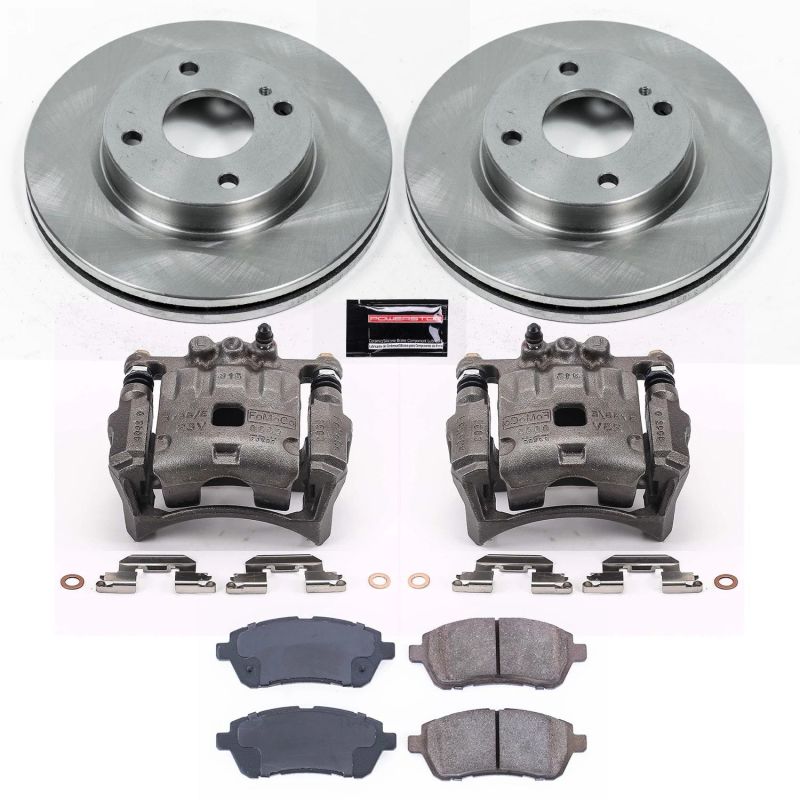 Power Stop 11 - 19 Ford Fiesta Front Autospecialty Brake Kit w/Calipers - My Store
