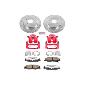 compare product Power Stop 04-09 Cadillac XLR Rear Z26 Street Warrior Brake Kit w/Calipers