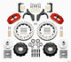 Wilwood Narrow Superlite 6R Front Hub Kit 12.88in Drill Red 59 - 64 Chevy Impala / 63 - 64 Corvette - My Store