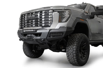 compare product Addictive Desert Designs 24+ GMC 2500/3500 Phantom Front Bumper w/Winch- Hammer Black
