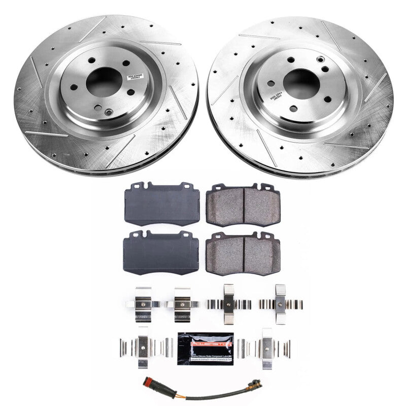 Power Stop 07 - 10 Mercedes - Benz SLK55 AMG Front Z23 Evolution Brake Kit - My Store