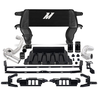 compare product Mishimoto 21+ Bronco 2.3L High Mount INT Kit BK Core P Pipes
