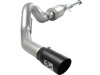 aFe Atlas Exhaust 4in Aluminized Cat - Back w/ 304 SS Black Tip 11 - 13 Ford F - 150 EcoBoost V6 3.5L (tt) - My Store