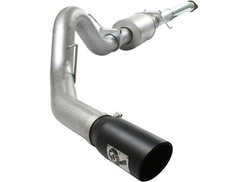 compare product aFe Atlas Exhaust 4in Aluminized Cat-Back w/ 304 SS Black Tip 11-13 Ford F-150 EcoBoost V6 3.5L (tt)