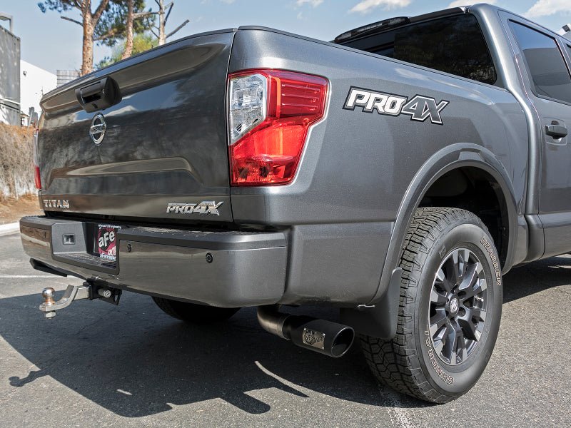 aFe MACHForce XP 2.5in Cat - Back Exhaust System w/ Black Tip Nissan Frontier 17 - 19 V8 - 5.6L - My Store