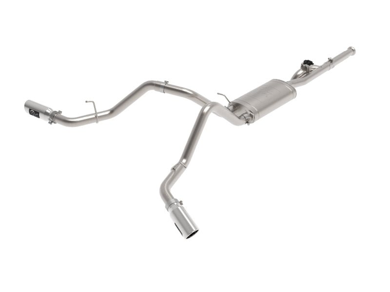 aFe Gemini XV Cat - Back Exhaust System GM Trucks 09 - 18 V6 - 4.3/V8 - 4.8/5.3L - Cut - Out Polished - My Store