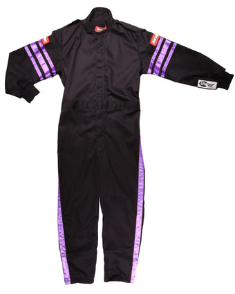 compare product RaceQuip Purple Trim SFI-1 JR. Suit - Kids XSM