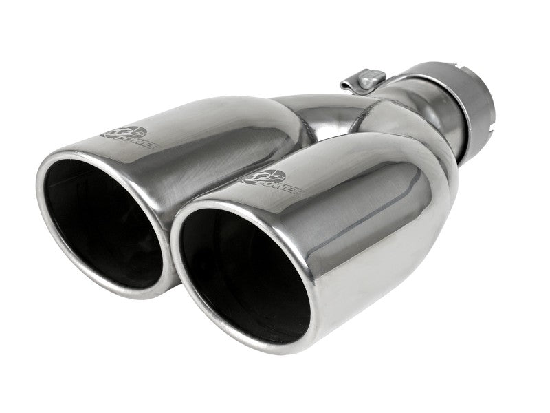 aFe Rebel Series 2.5in 409 SS Axle - Back Exhaust Polished 07 - 18 Jeep Wrangler (JK) V6 - 3.6L/3.8L - My Store