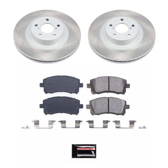 compare product Power Stop 01-02 Subaru Outback Front Semi-Coated Rotor Kit