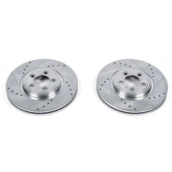 compare product Power Stop 06-08 Jaguar S-Type Front Evolution Drilled & Slotted Rotors - Pair