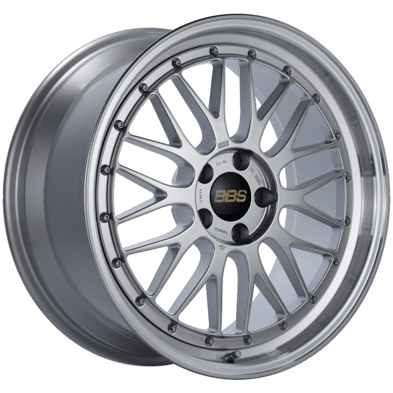 BBS LM 19x9 5x112 ET42 Diamond Silver Center Diamond Cut Lip Wheel - 82mm PFS/Clip Required - My Store