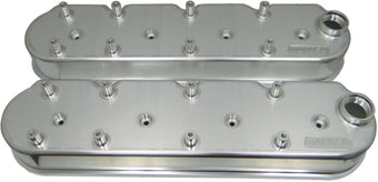 compare product Moroso GM LS Valve Cover - 2.5in - w/Coil Mounts - Oil Fill on Each Cover - Billet Aluminum - Pair