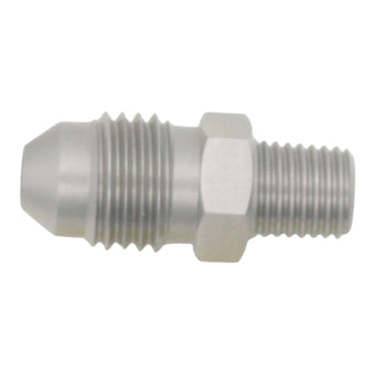 compare product DeatschWerks 4AN Male Flare to 1/16in NPT Male - Anodized Stainless Steel