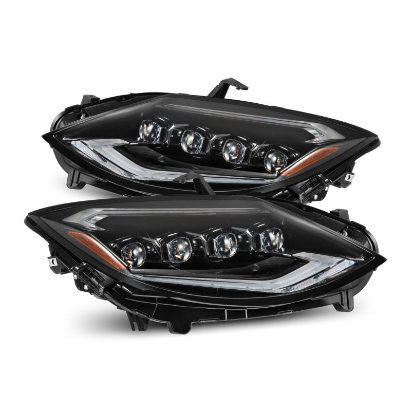 AlphaRex 23 - 24 Nissan Z NOVA - Series LED Projector Headlights Alpha - Blk w/Activation Light & Seq.Sig - My Store