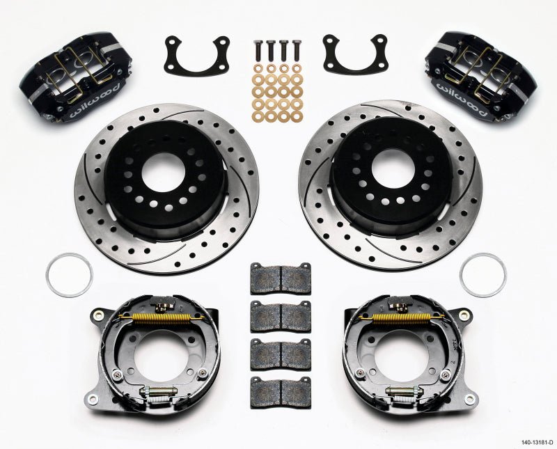 Wilwood Dynapro Lug Mount P/S Park Brake Kit Drilled New Big Ford 2.50in Offset - My Store