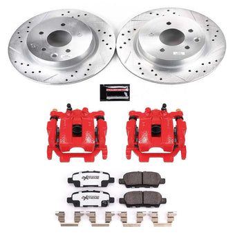 compare product Power Stop 2018 Nissan Maxima Rear Z26 Street Warrior Brake Kit w/Calipers