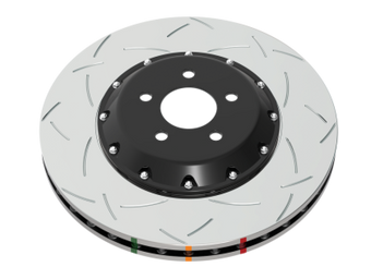 compare product DBA 2022+ Subaru WRX (w/STI Brembo 4 Piston Caliper) 5000 Series 2 Piece Slotted Front Brake Rotor