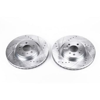 compare product Power Stop 07-09 Mercedes-Benz ML320 Front Evolution Drilled & Slotted Rotors - Pair