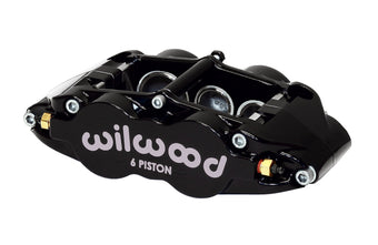 compare product Wilwood Caliper-Narrow Superlite 6R-RH - Black 1.62/1.12/1.12in Pistons 1.25in Disc