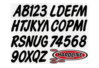 compare product Hardline Boat Lettering Registration Kit 3 in. - 400 Black Solid