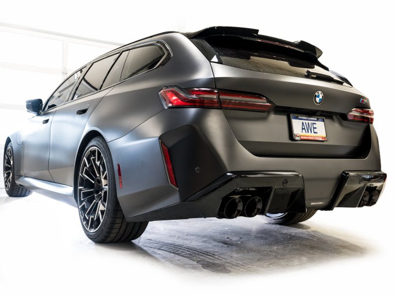 AWE Tuning BMW G90/G99 M5 Track Edition Cat - Back Exhaust - Diamond Black Tips - My Store