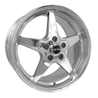 compare product Race Star 92 Drag Star 18x10.50 5x4.75bc 7.00bs Direct Drill Polished Wheel