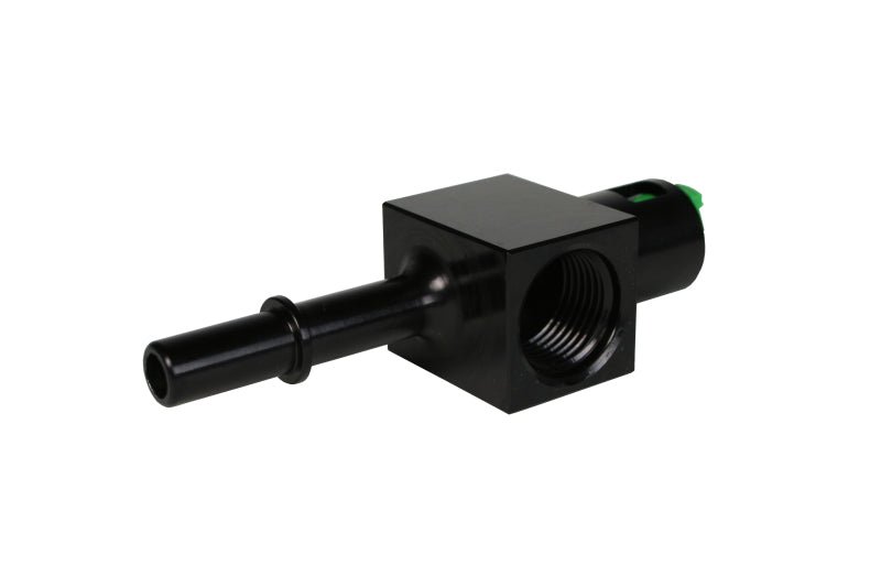 Aeromotive 3/8in Quick Connect with AN - 08 port and 1/8in gauge port - My Store