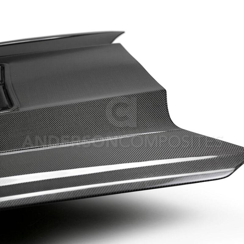 Anderson Composites 16 - 19 Chevrolet Camaro Double Sided Carbon Fiber Type - T2 Style Hood - My Store