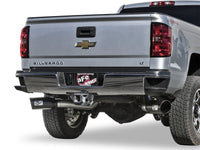 aFe LARGE Bore HD 4in Dual DPF - Back SS Exhaust w/Black Tip 16 - 17 GM Diesel Truck V8 - 6.6L (td) LML - My Store